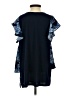 DG^2 by Diane Gilman 100% Polyester Blue Short Sleeve Blouse Size S - photo 2