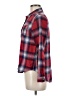 Passport 100% Cotton Plaid Red Long Sleeve Button-Down Shirt Size M - photo 5