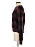 BCBGMAXAZRIA Plaid Burgundy Pullover Sweater Size S - photo 5
