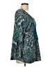Cato Teal Long Sleeve Blouse Size L - photo 4