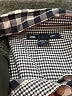 Gap Outlet Checkered-gingham Blue 3/4 Sleeve Button-Down Shirt Size XXL - photo 4