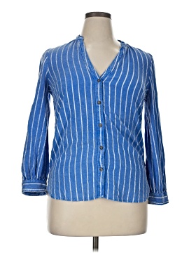 Anthropologie 3/4 Sleeve Button Down Shirt
