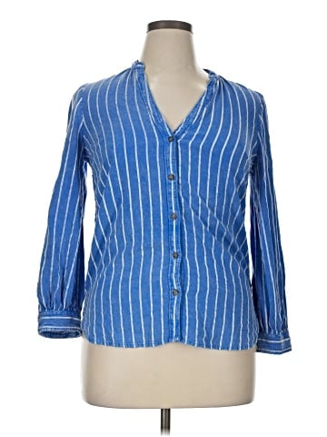 Anthropologie 3/4 Sleeve Button-Down Shirt (view 1)