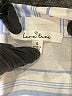 Love Tree 100% Rayon Stripes Blue Long Sleeve Blouse Size S - photo 7