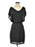 Vanity Stars Gray Casual Dress Size S - photo 1