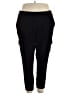 Torrid Solid Black Active Pants Size 2X Plus (2) - photo 1