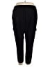 Torrid Solid Black Active Pants Size 2X Plus (2) - photo 2