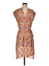 BCBGMAXAZRIA 100% Polyester Paisley Orange Casual Dress Size S - photo 1