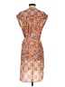 BCBGMAXAZRIA 100% Polyester Paisley Orange Casual Dress Size S - photo 2