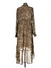 Karlie 100% Polyester Animal Print Brown Casual Dress Size S - photo 2
