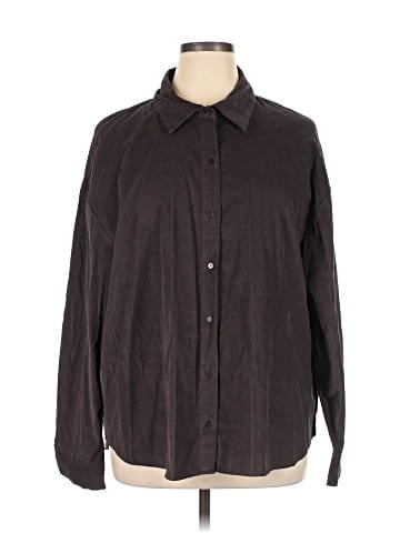 CALVIN KLEIN JEANS Long Sleeve Button-Down Shirt (view 1)