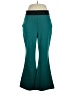 Assorted Brands Color Block Teal Active Pants Size 1X - photo 1