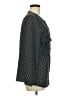 Zara Basic Black Long Sleeve Blouse Size M - photo 4