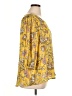 retrology 100% Polyester Yellow 3/4 Sleeve Blouse Size 1X - photo 4