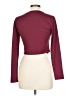 Trendy Queen Burgundy Long Sleeve Top Size L - photo 2