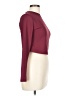 Trendy Queen Burgundy Long Sleeve Top Size L - photo 4