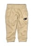 New Balance 100% Polyester Solid Tan Casual Pants 9-12 MO / 12 MO - photo 1