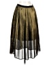 BB Dakota 100% Polyester Metallic Gold Formal Skirt Size 2 - photo 1