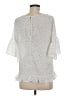 Sienna Sky 100% Polyester Ivory 3/4 Sleeve Blouse Size M - photo 2