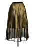 BB Dakota 100% Polyester Metallic Gold Formal Skirt Size 2 - photo 2