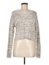 Mi ami 100% Acrylic Tweed Silver Pullover Sweater Size M - photo 1
