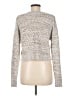 Mi ami 100% Acrylic Tweed Silver Pullover Sweater Size M - photo 2