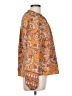 Evereve Paisley Orange Long Sleeve Blouse Size L - photo 4