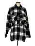Zara Plaid Black Coat Size S - photo 1