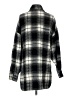 Zara Plaid Black Coat Size S - photo 2
