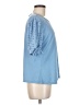 Alison Andrews Blue Short Sleeve Top Size M - photo 4