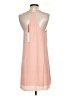 Three Eighty Two 100% Polyester Solid Pink Casual Dress Size S - photo 2