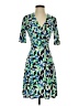 Donna Morgan Color Block Graphic Green Cocktail Dress Size 2 (petite) - photo 1