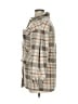 Universal Thread 100% Polyester Plaid Gray Tan Coat Size XXL (estimated) - photo 5