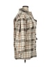 Universal Thread 100% Polyester Plaid Gray Tan Coat Size XXL (estimated) - photo 4