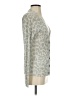 Rebecca Taylor Animal Print Silver Cardigan Size XS - photo 4
