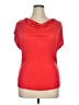 L.K. Bennett Red Short Sleeve Top Size XL - photo 1