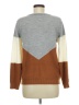 Unbranded 100% Acrylic Color Block Brown Pullover Sweater Size M - photo 2