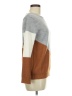 Unbranded 100% Acrylic Color Block Brown Pullover Sweater Size M - photo 4