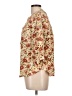 Torrid 100% Rayon Floral Yellow Ivory 3/4 Sleeve Blouse Size Lg Plus (0) - photo 5