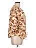 Torrid 100% Rayon Floral Yellow Ivory 3/4 Sleeve Blouse Size Lg Plus (0) - photo 4
