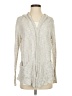 T by Talbots 100% Cotton Silver Cardigan Size XS - photo 1