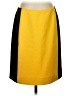 Carlisle Color Block Yellow Casual Skirt Size 4 - photo 1