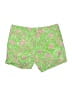 Lilly Pulitzer 100% Cotton Floral Green Shorts Size 00 - photo 2