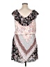 Takara 100% Polyester Paisley Gray Casual Dress Size XL - photo 2