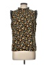 Shein 100% Polyester Yellow Sleeveless Blouse Size L - photo 1