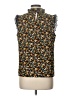 Shein 100% Polyester Yellow Sleeveless Blouse Size L - photo 2