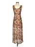 Louna Animal Print Brown Cocktail Dress Size XXS (estimated) - photo 1