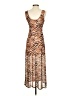 Louna Animal Print Brown Cocktail Dress Size XXS (estimated) - photo 2
