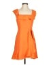 BCBGMAXAZRIA 100% Polyester Orange Cocktail Dress Size 4 - photo 1