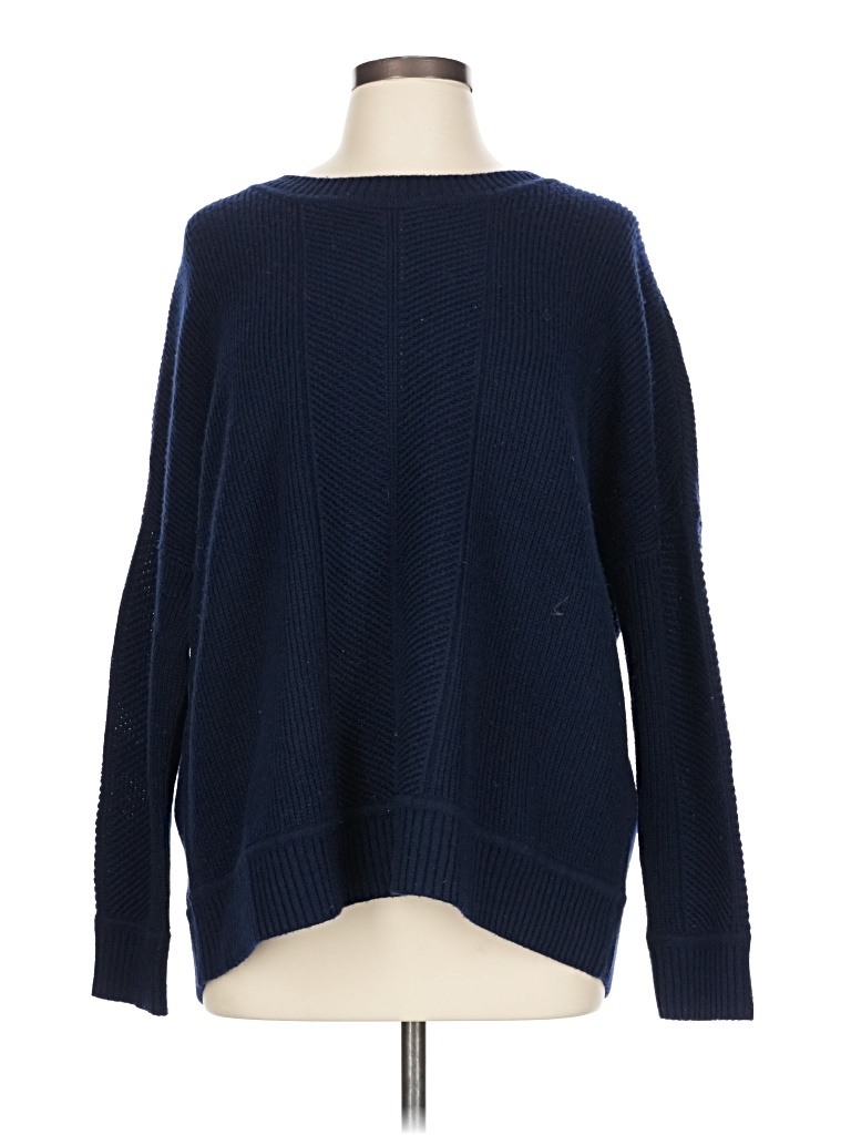 Pre-owned Athleta Pullover Sweater In Blue